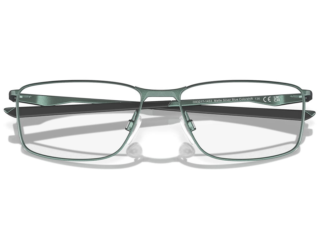Oakley Socket 5.0 OX3217 14 55 Dark Matte Silver/Blue Colorshift
