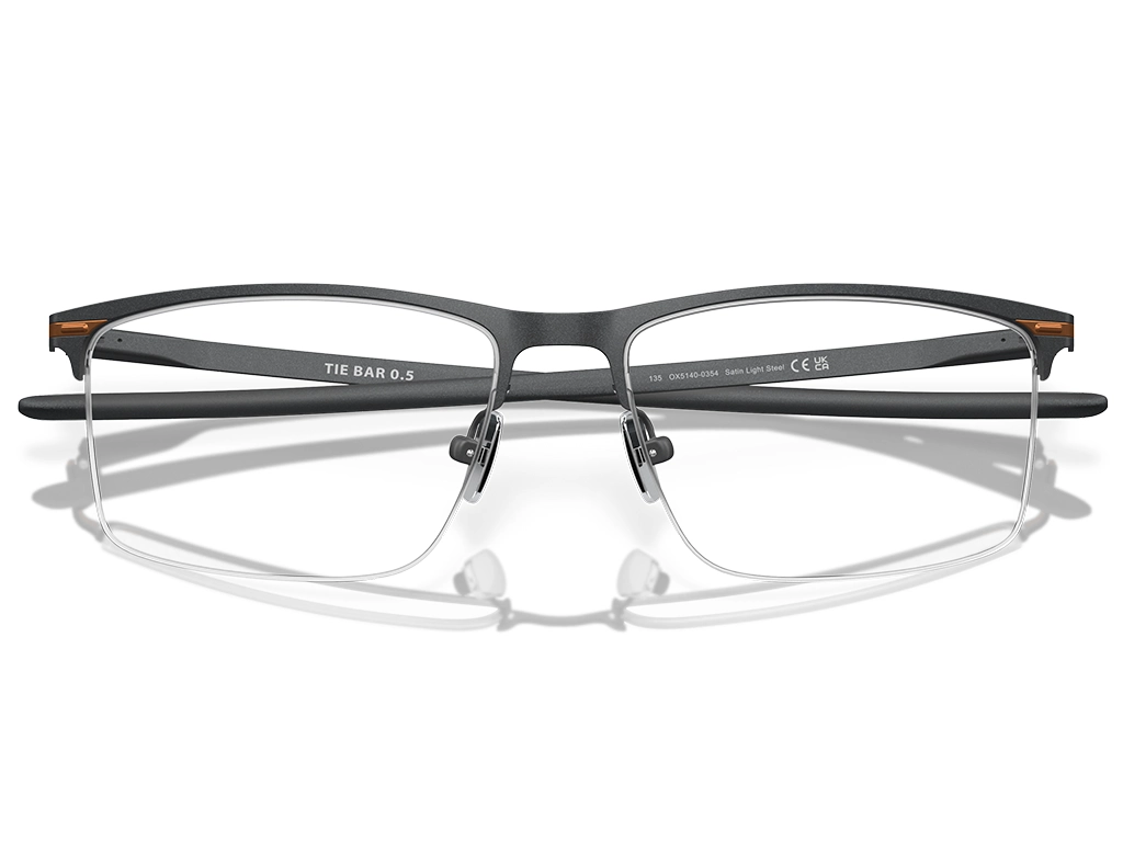 Oakley Tie Bar 0.5 0OX5140 03 Satin Light Steel 56