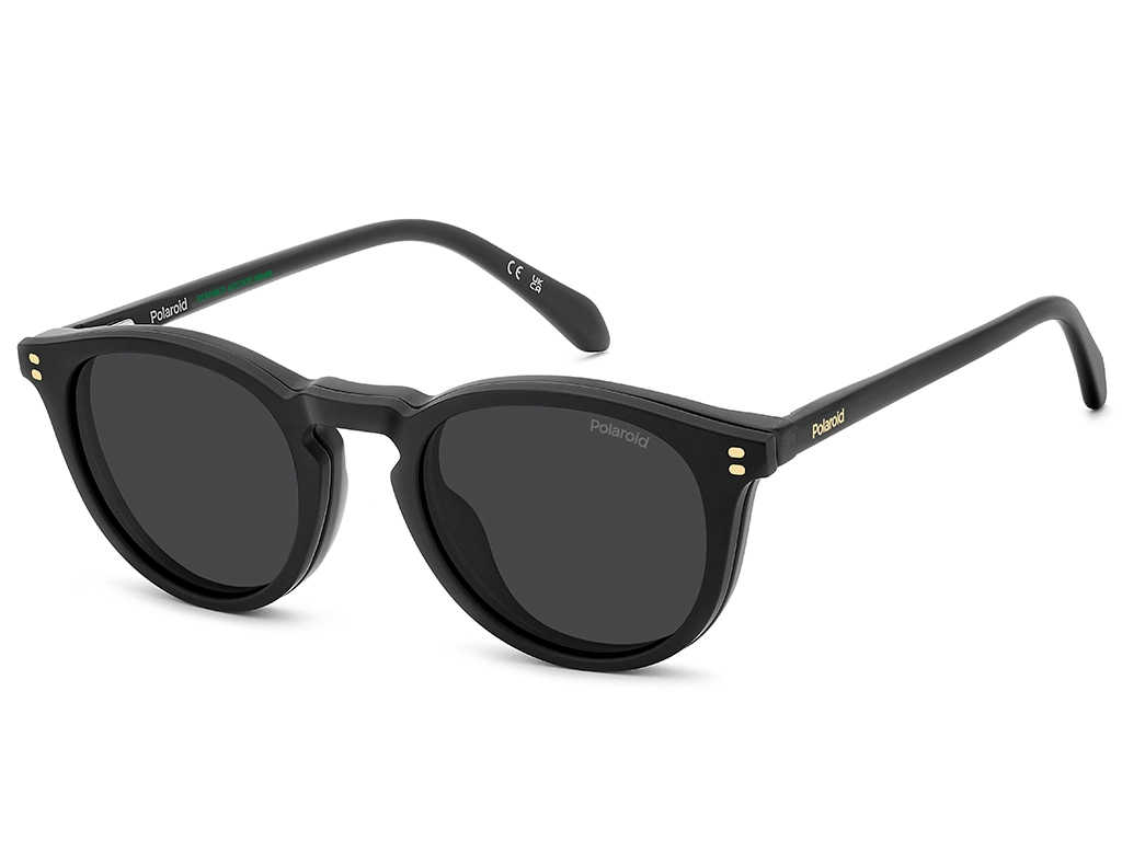 Polaroid PLD D638/C 003 Black 49 Polarised