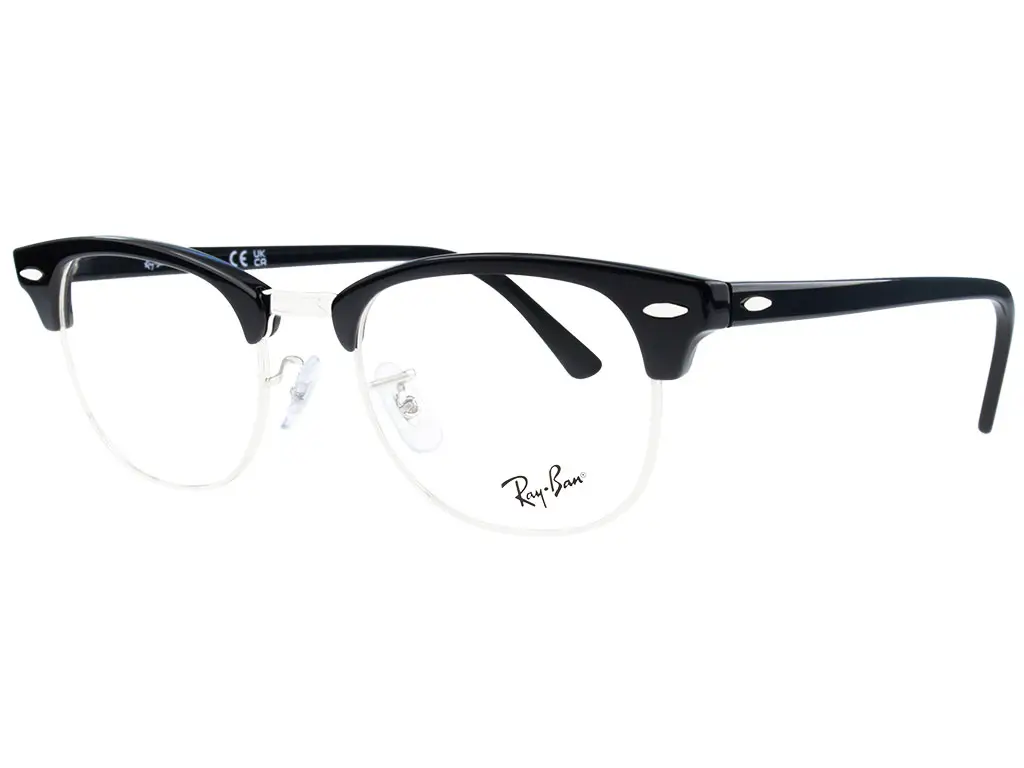 Ray-Ban Clubmaster RX5154 2000 53 Black | Feel Good Contacts UK