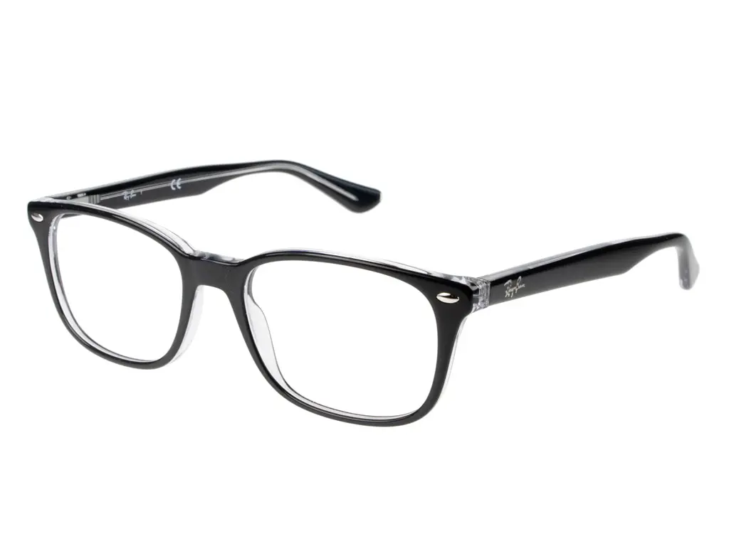 Ray-Ban RX5375 2034 53 Top Black On Transparent