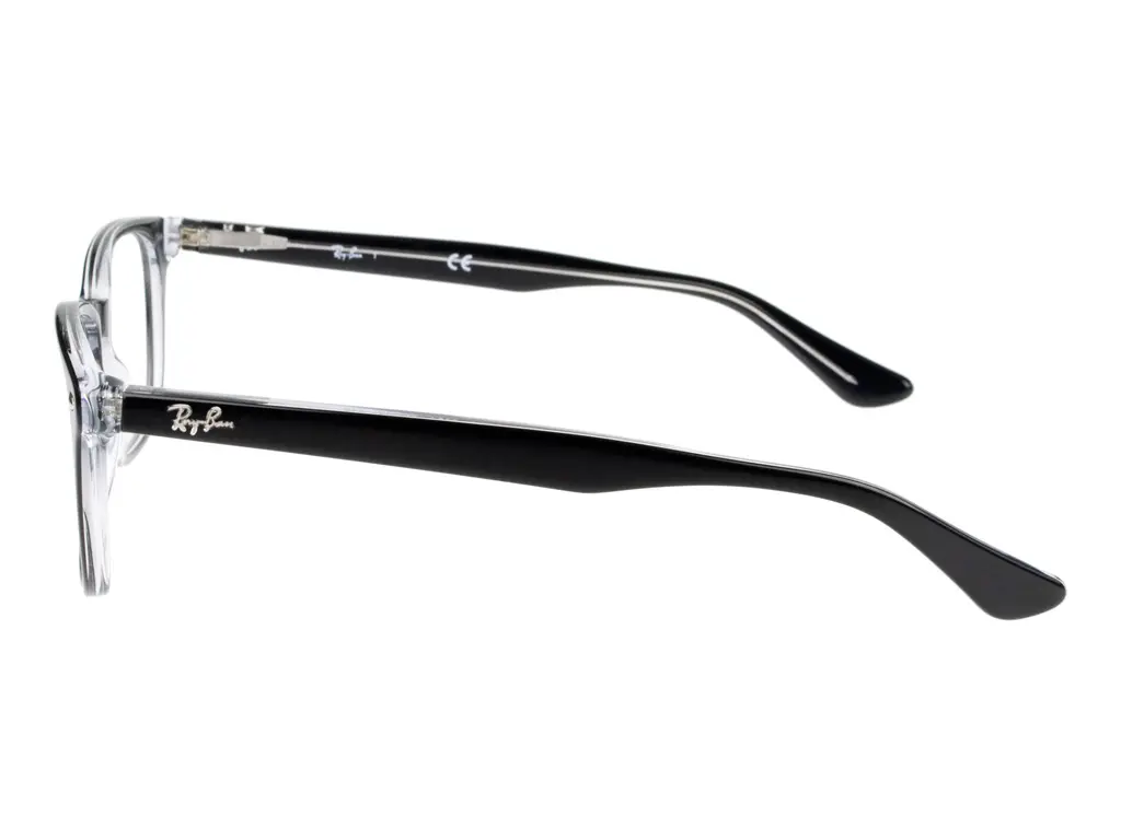 Ray-Ban RX5375 2034 53 Top Black On Transparent