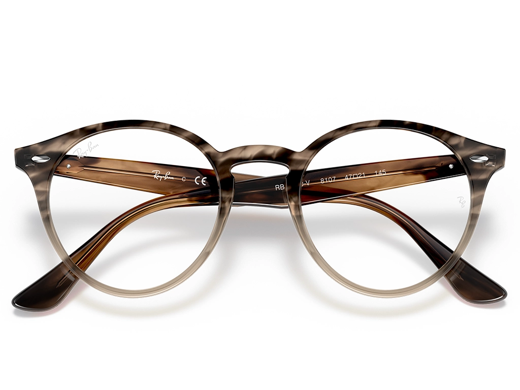 Ray-Ban 0RX2180V 8107 Brown Havana 49