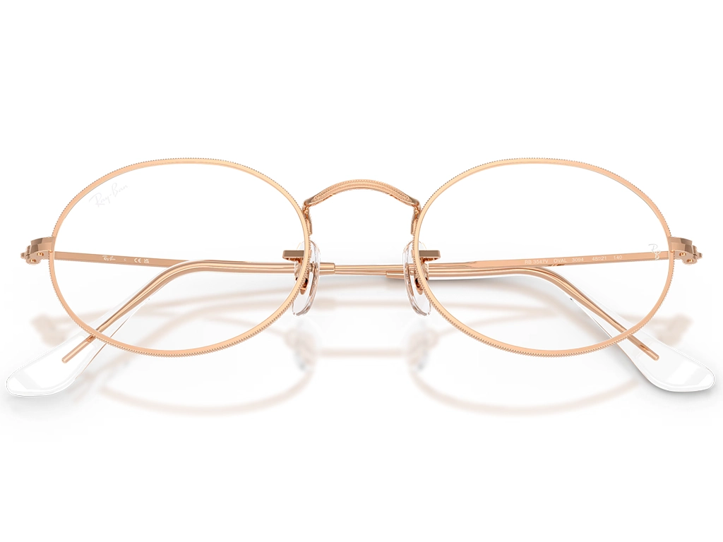 Ray-Ban 0RX3547V 3094 Rose Gold 48