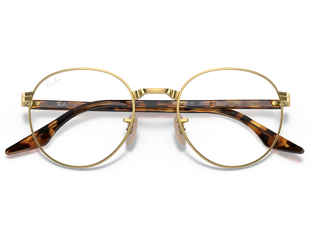 Ray-Ban 0RX3691V 2500 Arista Gold 48