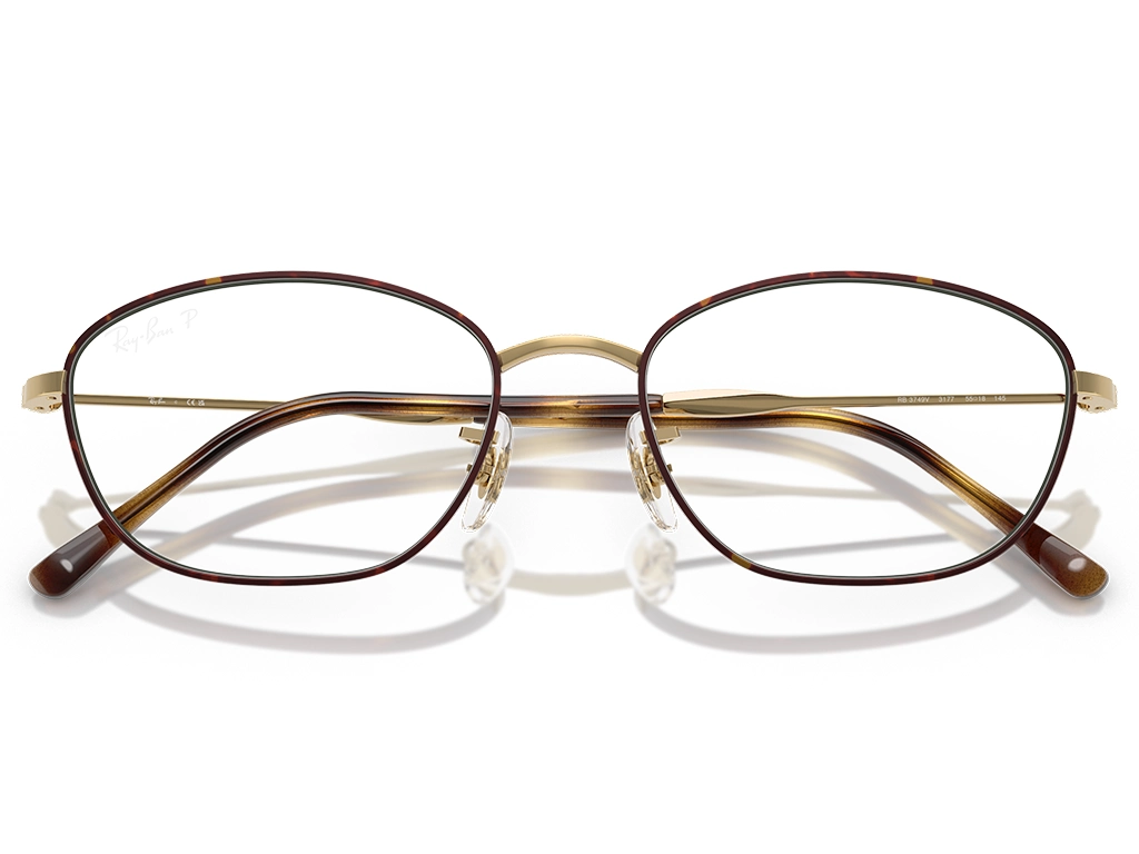 Ray-Ban 0RX3749V 3177 Havana on Gold 53
