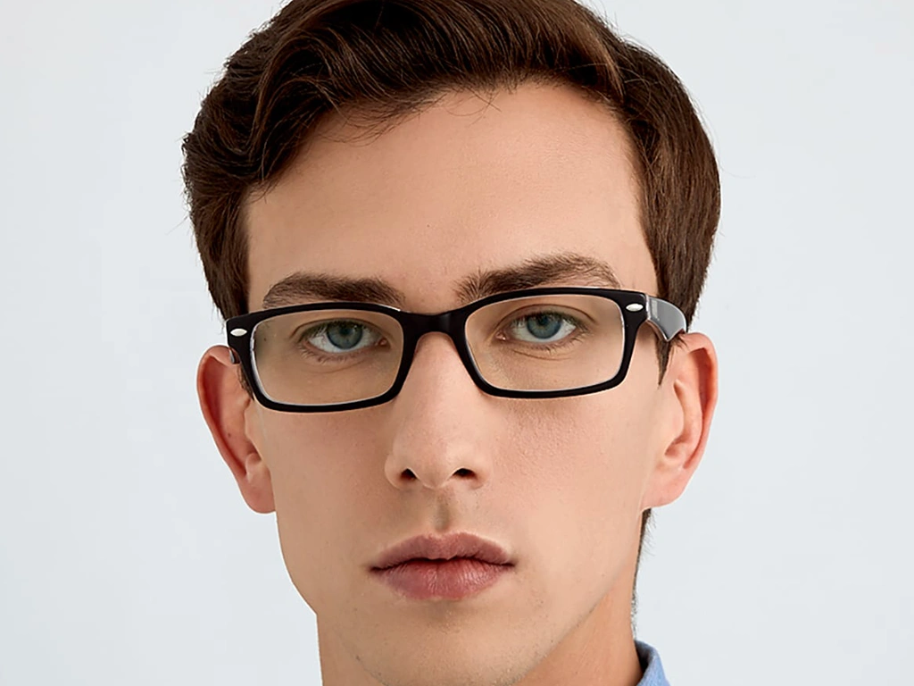 Ray-Ban 0RX5206 2034 Black on Transparent 52