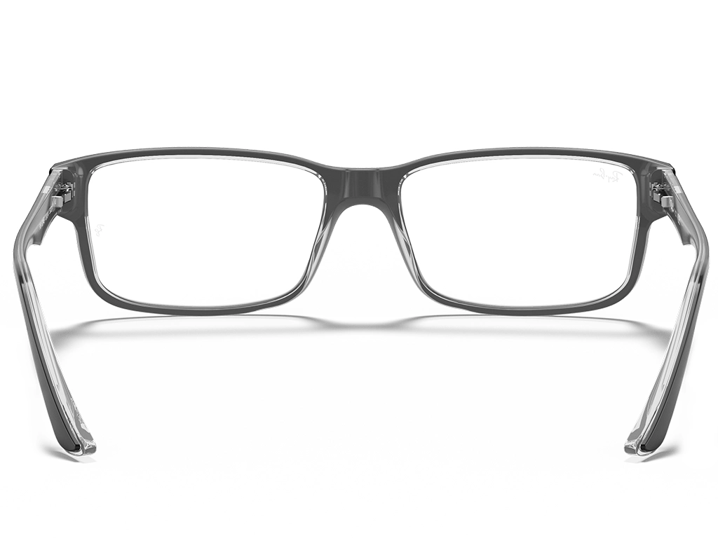 Ray-Ban 0RX5245 2034 Polished Black on Transparent 54