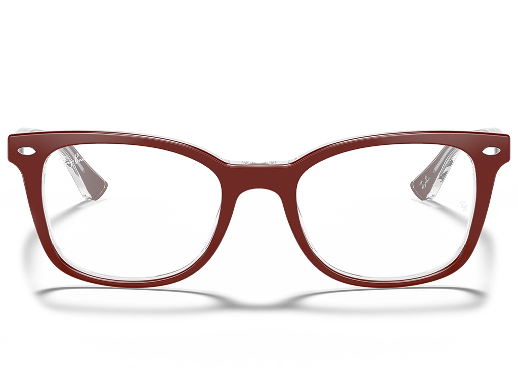 Ray-Ban 0RX5285 5738 Bordeaux on Transparent 53