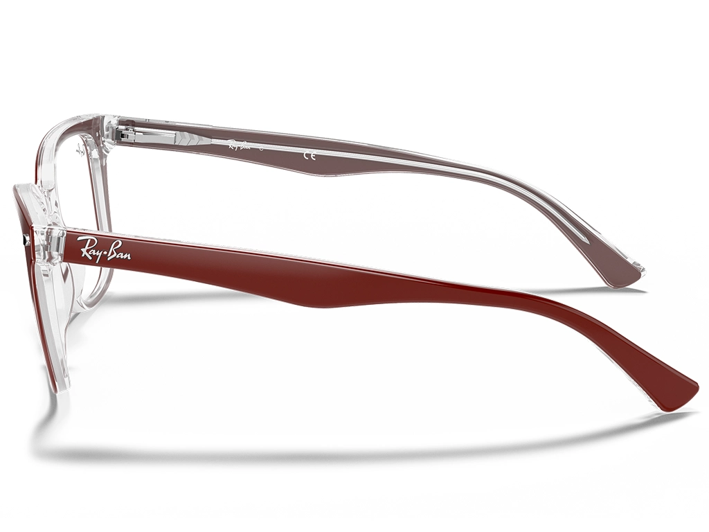 Ray-Ban 0RX5285 5738 Bordeaux on Transparent 53