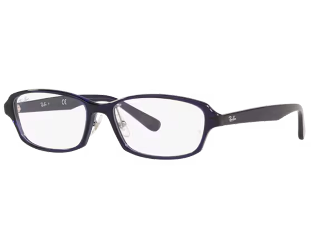 Ray-Ban 0RX5385D 5986 Dark Transparent Blue 55