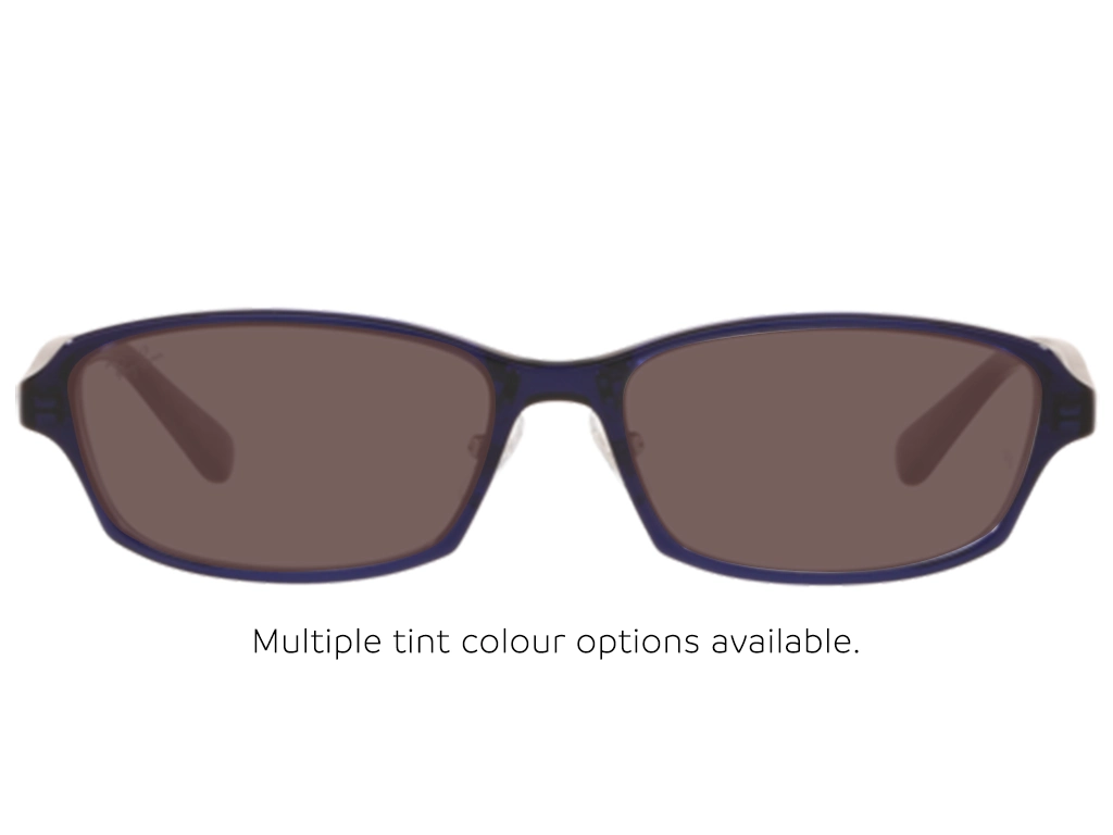 Ray-Ban 0RX5385D 5986 Dark Transparent Blue 55