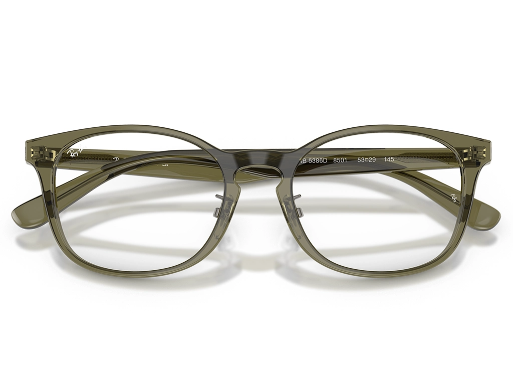 Ray-Ban 0RX5386D 8501 Transparent Brown 51