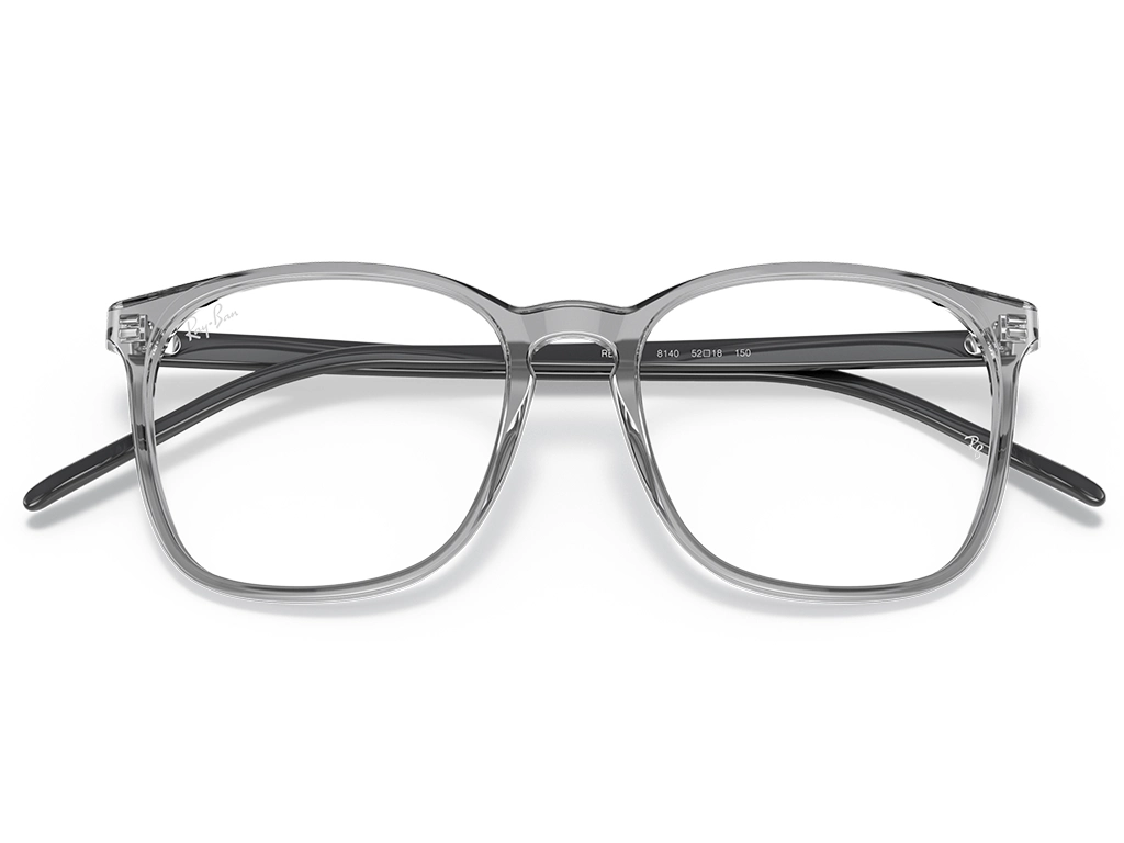 Ray-Ban 0RX5387 8140 Transparent Grey 52