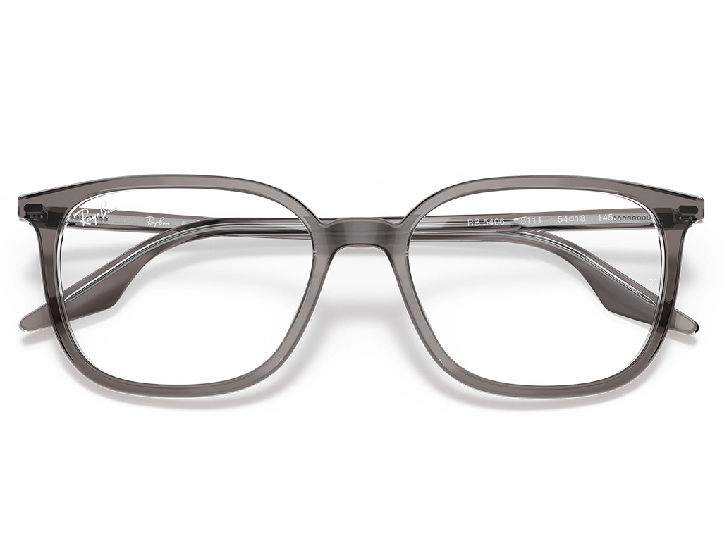 Ray-Ban 0RX5406 8111 Grey on Transparent 52