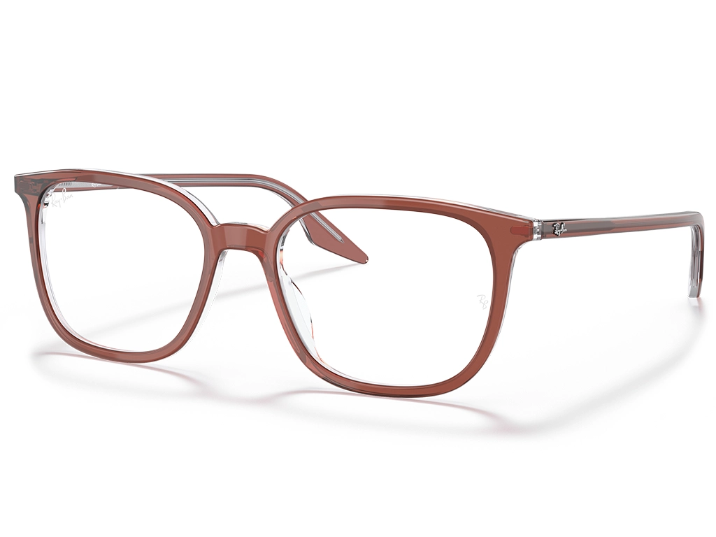 Ray-Ban 0RX5406 8171 Brown on Transparent 52