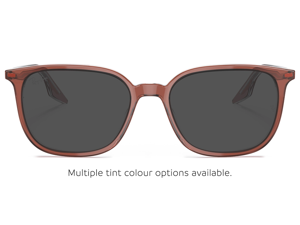 Ray-Ban 0RX5406 8171 Brown on Transparent 52