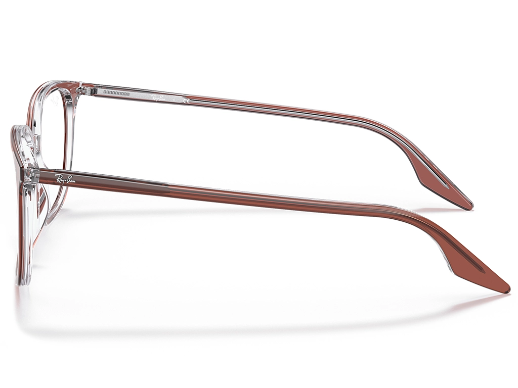 Ray-Ban 0RX5406 8171 Brown on Transparent 52