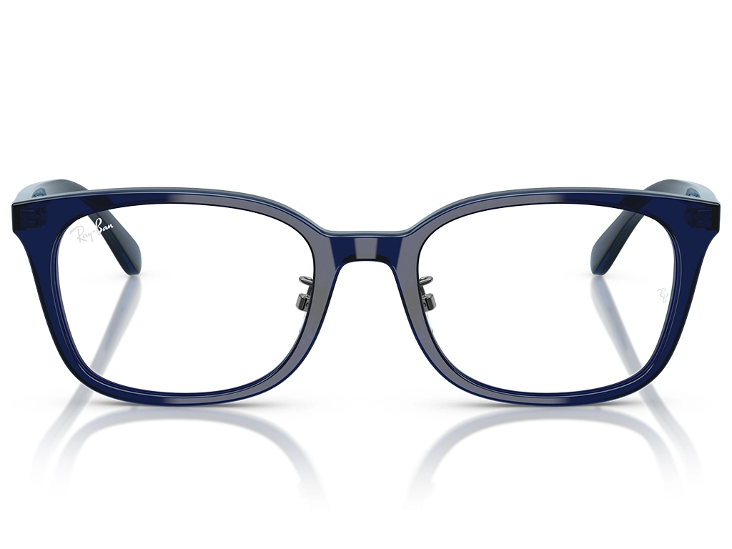 Ray-Ban 0RX5407D 5986 Transparent Dark Blue 52