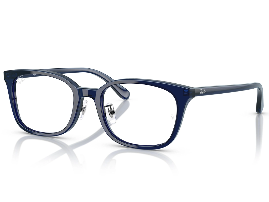 Ray-Ban 0RX5407D 5986 Transparent Dark Blue 52