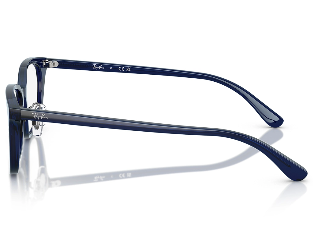 Ray-Ban 0RX5407D 5986 Transparent Dark Blue 52