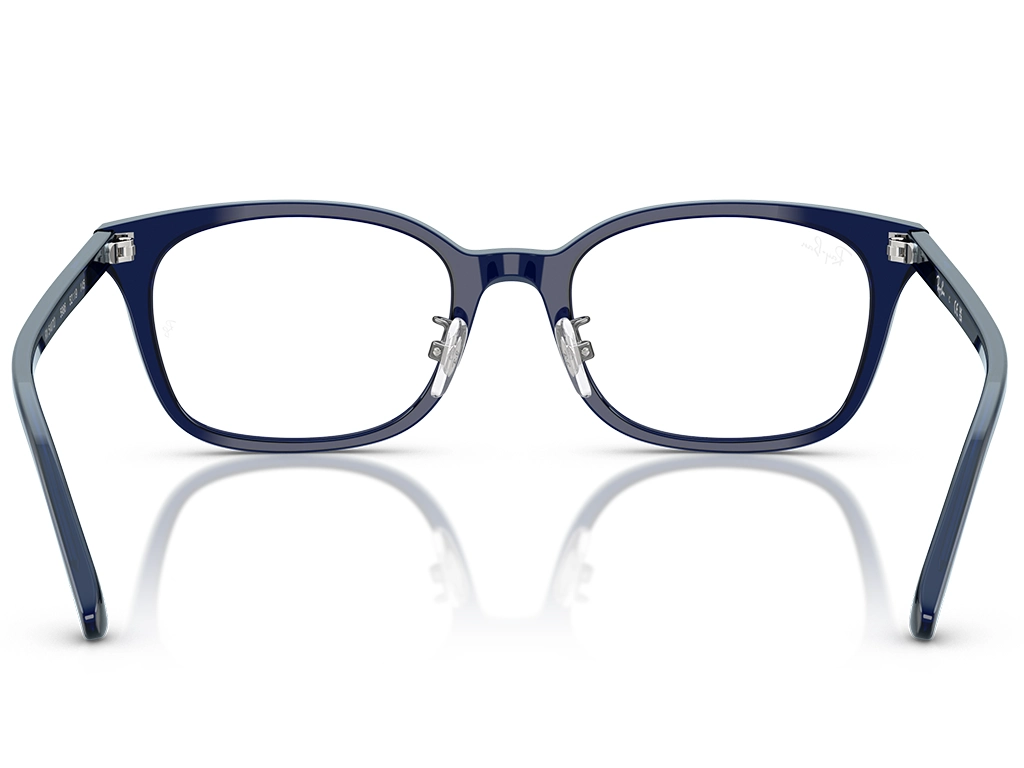 Ray-Ban 0RX5407D 5986 Transparent Dark Blue 52