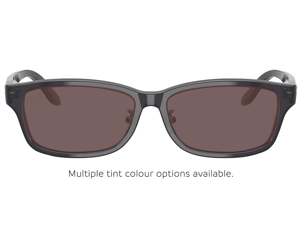 Ray-Ban 0RX5408D 5920 Transparent Dark Grey 57