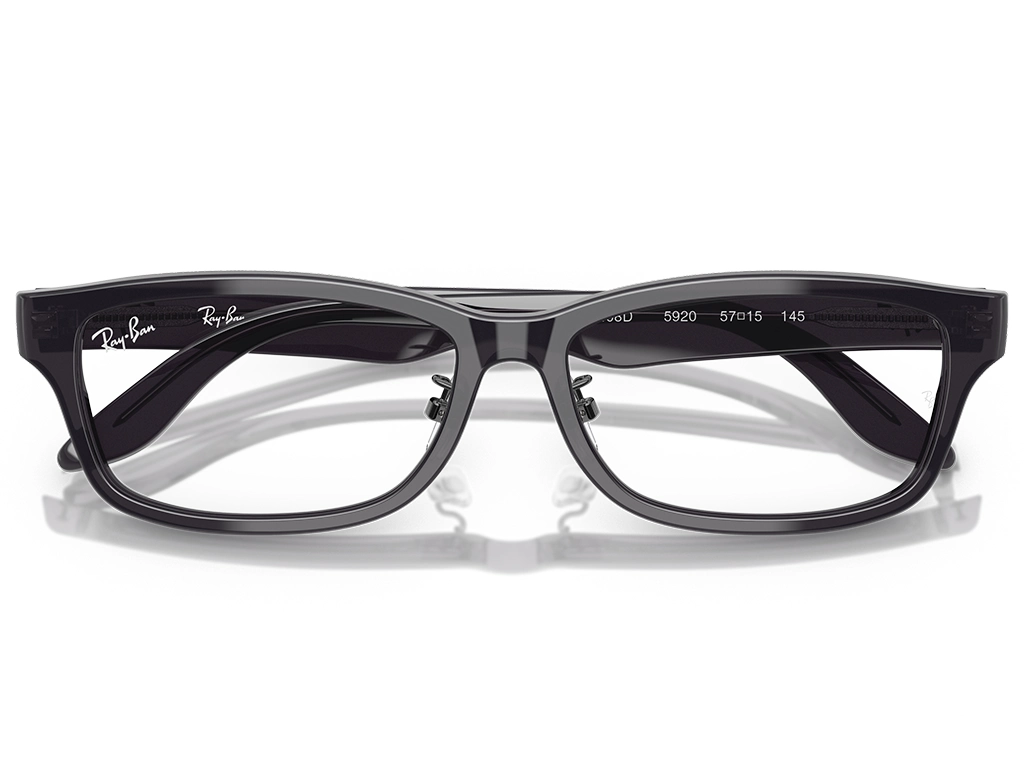 Ray-Ban 0RX5408D 5920 Transparent Dark Grey 57