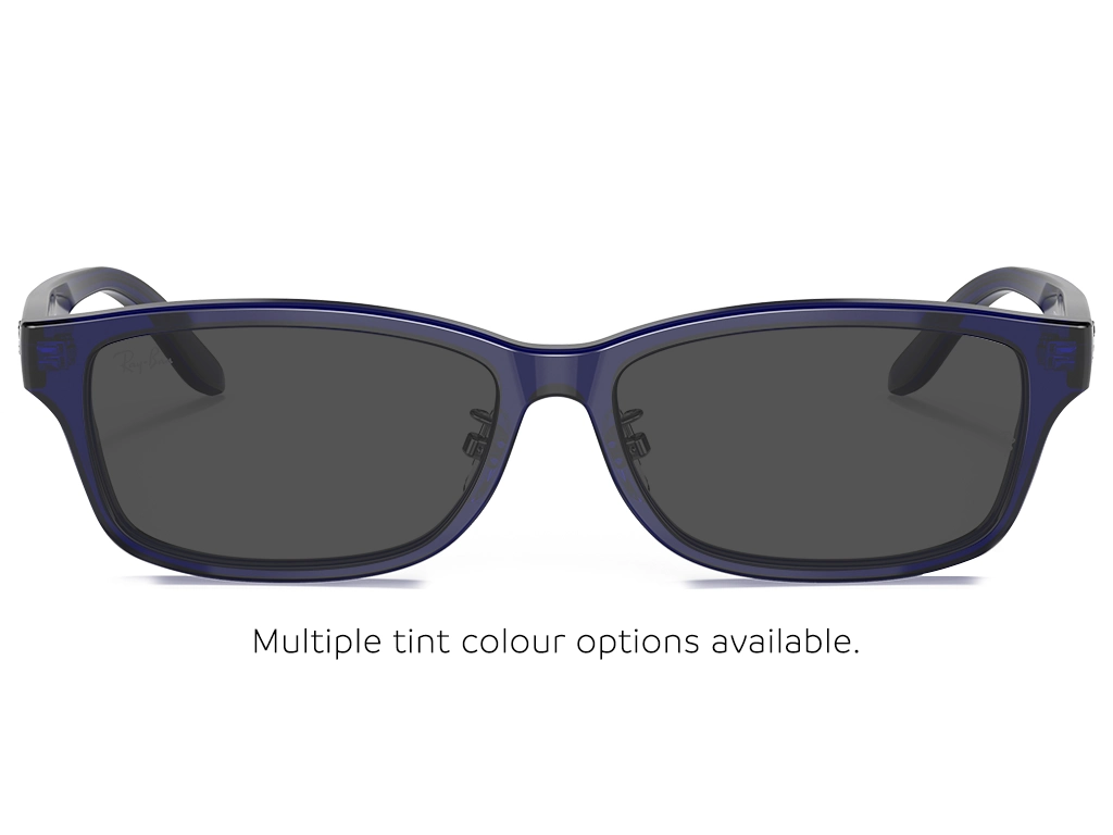 Ray-Ban 0RX5408D 5986 Transparent Dark Blue 57