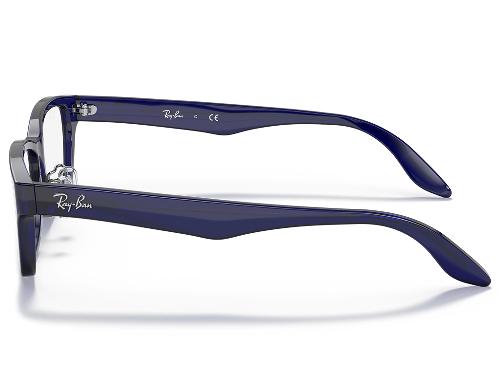 Ray-Ban 0RX5408D 5986 Transparent Dark Blue 57