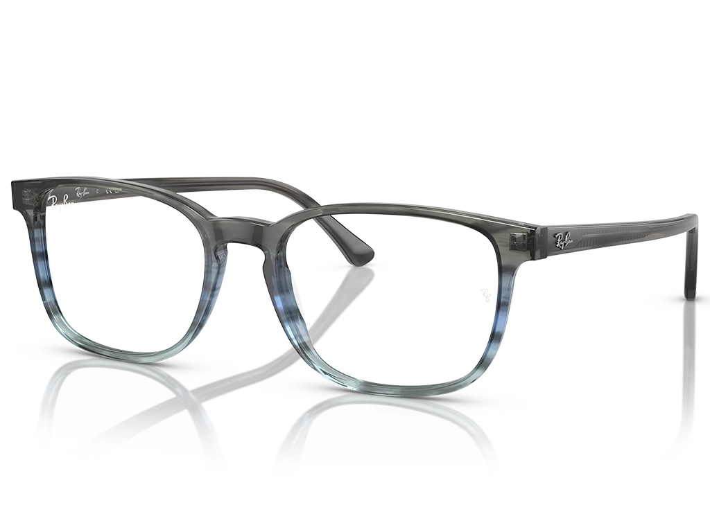 Ray-Ban 0RX5418 8254 Striped Grey & Blue 54