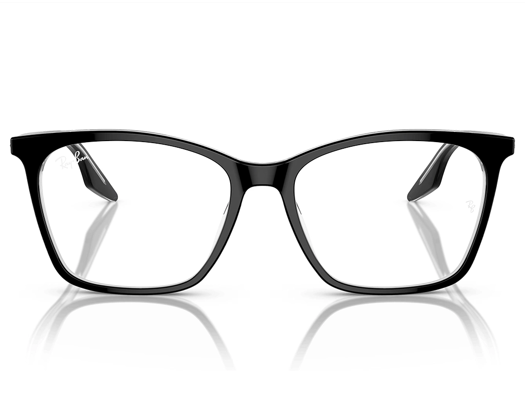 Ray-Ban 0RX5422 2034 Black on Transparent 54