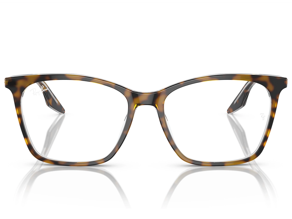 Ray-Ban 0RX5422 5082 Havana on Transparent 52