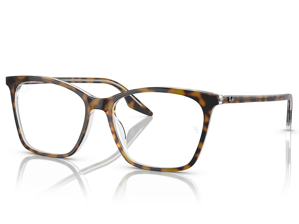 Ray-Ban 0RX5422 5082 Havana on Transparent 52