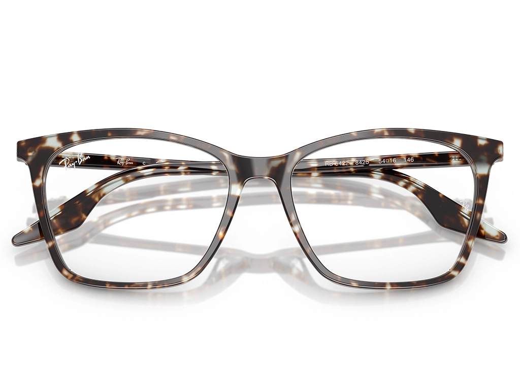 Ray-Ban 0RX5422 8425 Havana Yellow Tortoiseshell 52