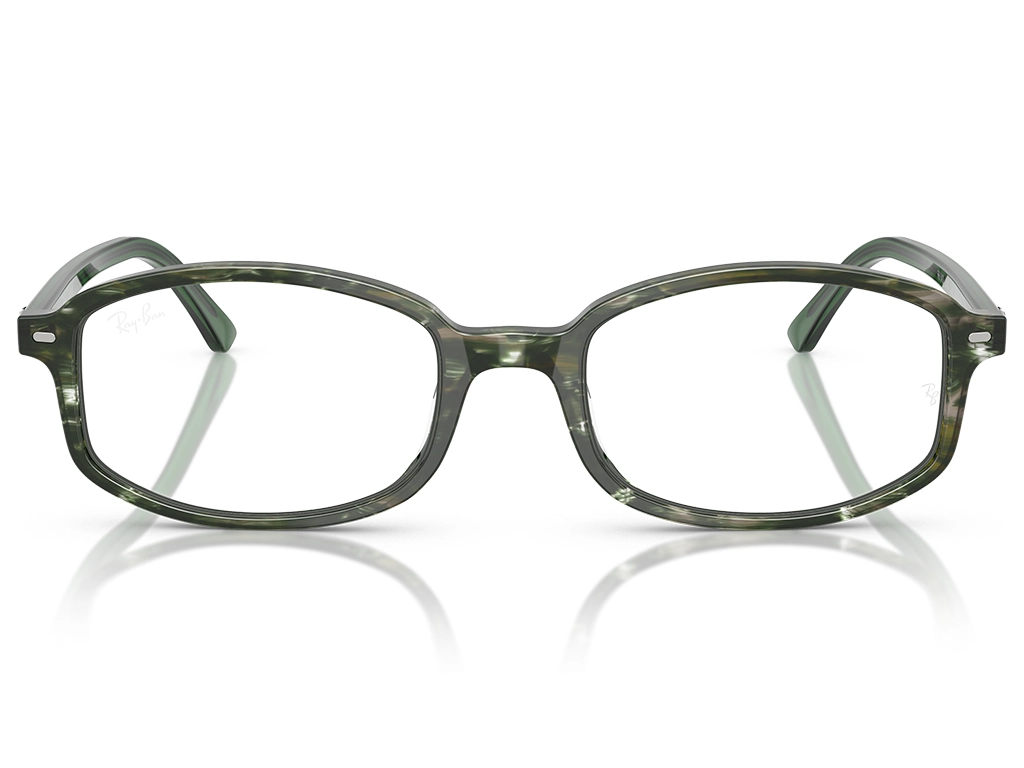 Ray-Ban 0RX5432 8398 Transparent Shade Fantasy Green 52