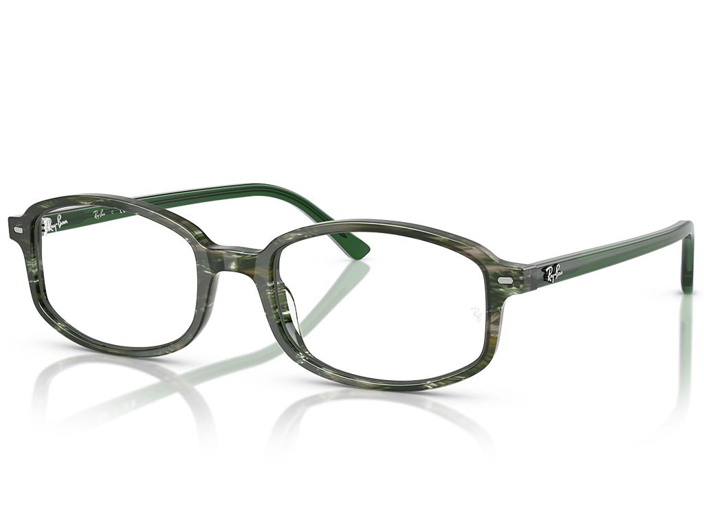 Ray-Ban 0RX5432 8398 Transparent Shade Fantasy Green 52