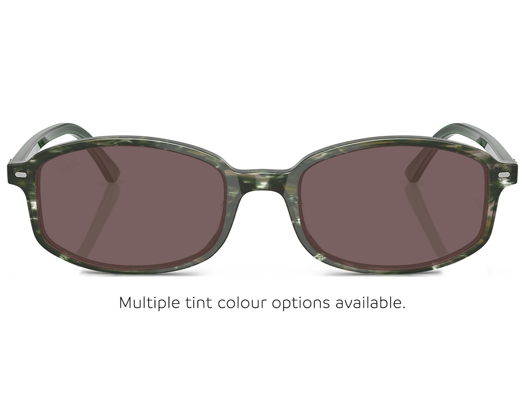 Ray-Ban 0RX5432 8398 Transparent Shade Fantasy Green 52