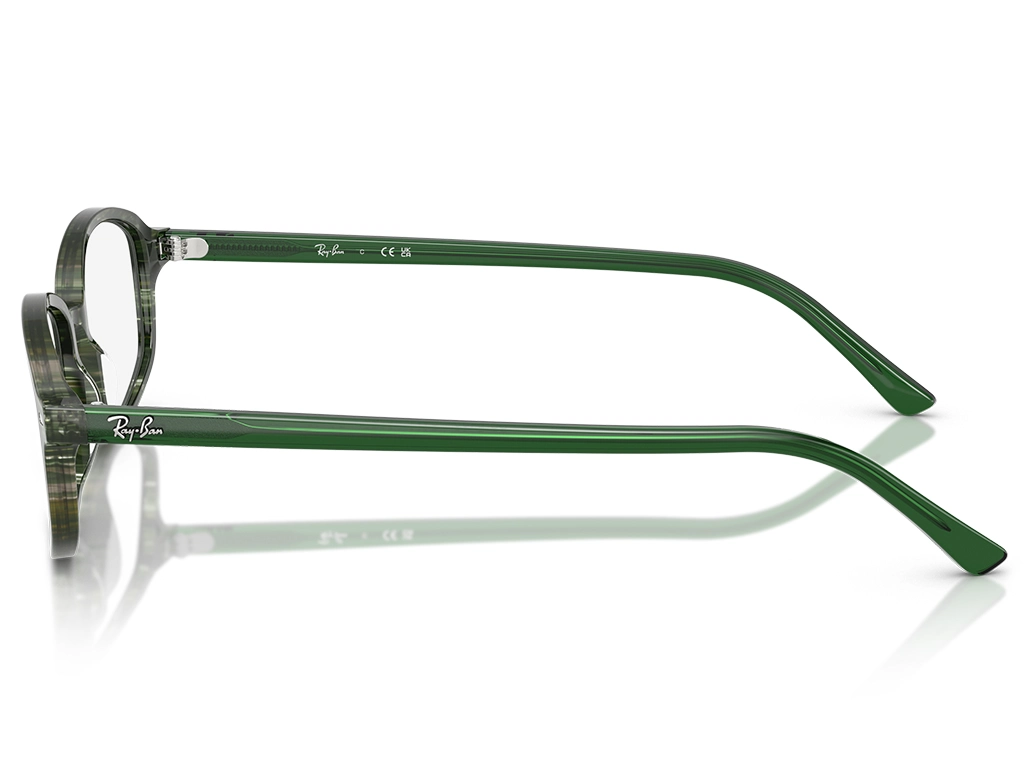 Ray-Ban 0RX5432 8398 Transparent Shade Fantasy Green 52