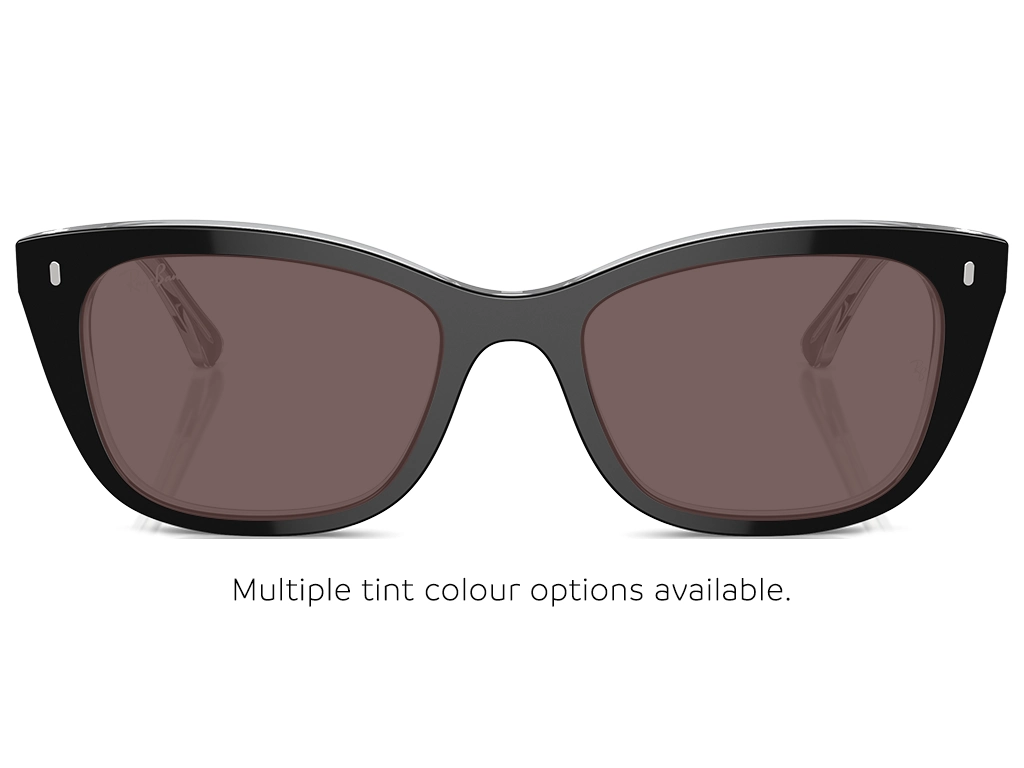 Ray-Ban 0RX5433 2034 Black on Transparent 52