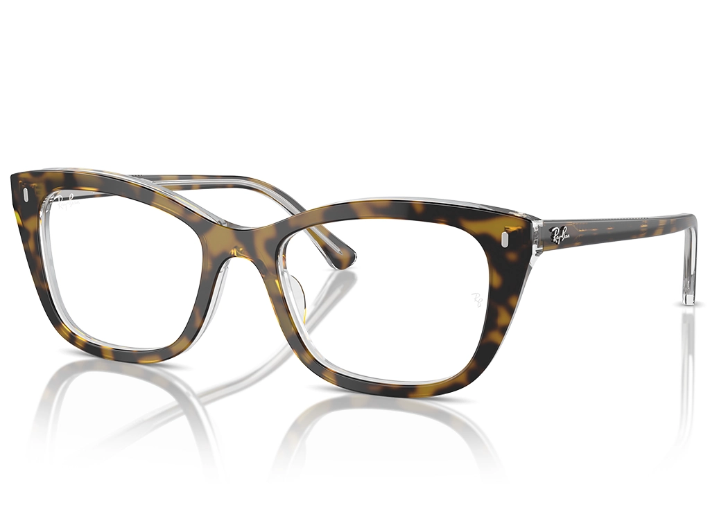 Ray-Ban 0RX5433 5082 Havana on Transparent 52
