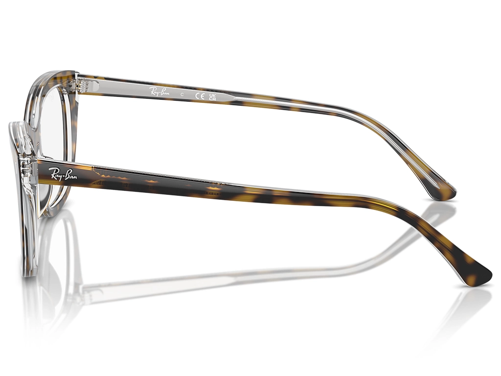 Ray-Ban 0RX5433 5082 Havana on Transparent 52