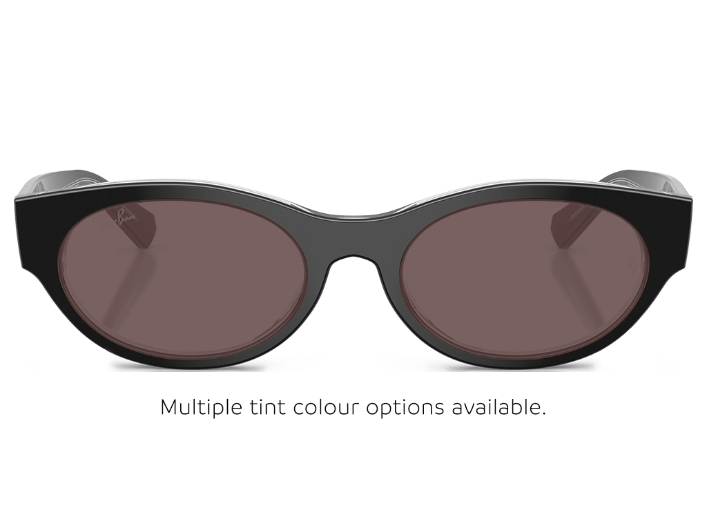 Ray-Ban 0RX5447 2034 Black on Transparent 51
