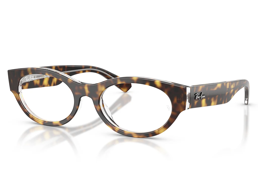 Ray-Ban 0RX5447 5082 Havana on Transparent 51
