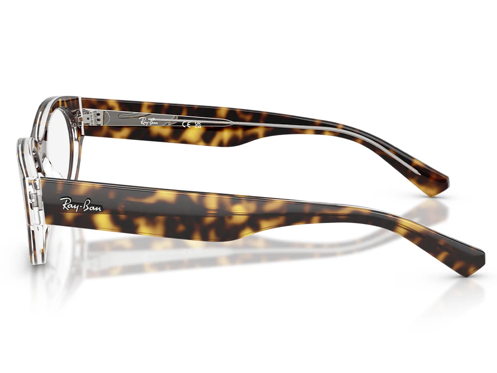 Ray-Ban 0RX5447 5082 Havana on Transparent 51