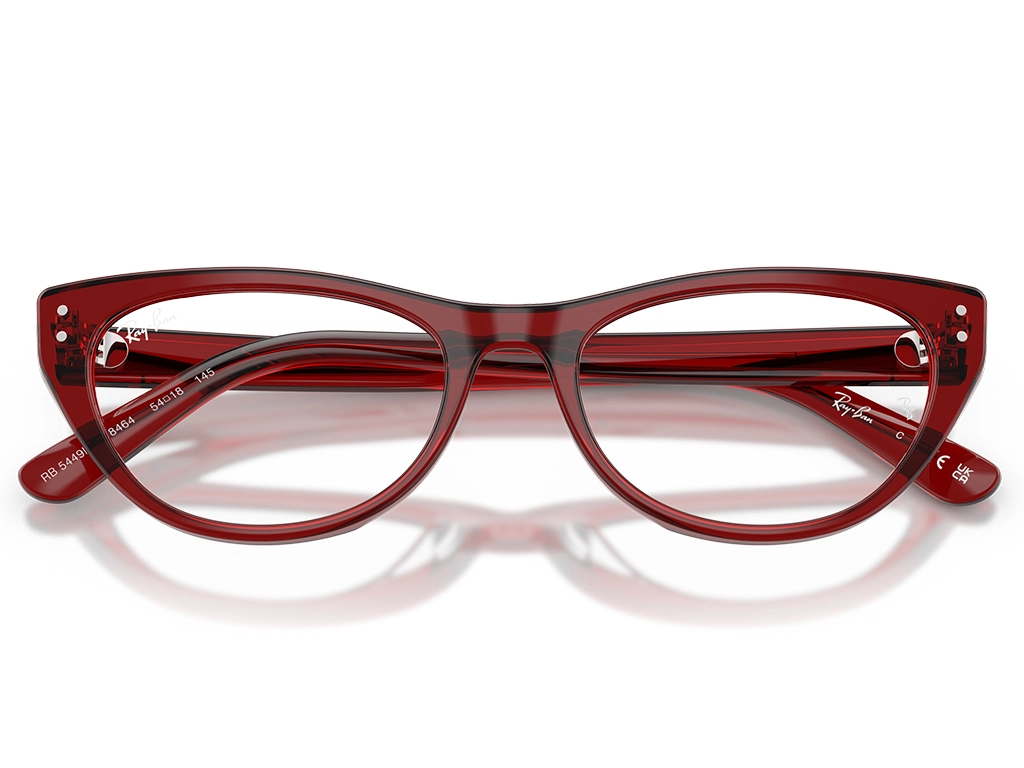 Ray-Ban 0RX5449D 8464 Transparent Bordeaux 54