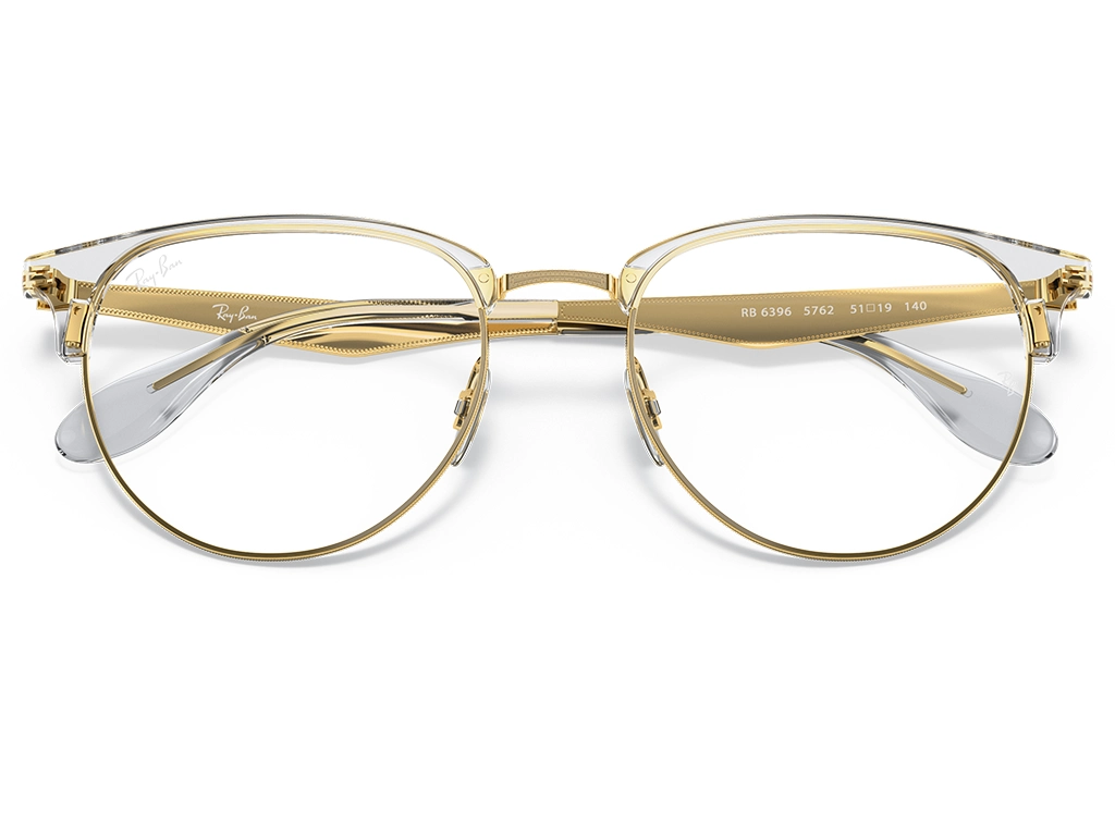 Ray-Ban 0RX6396 5762 Arista Gold 53