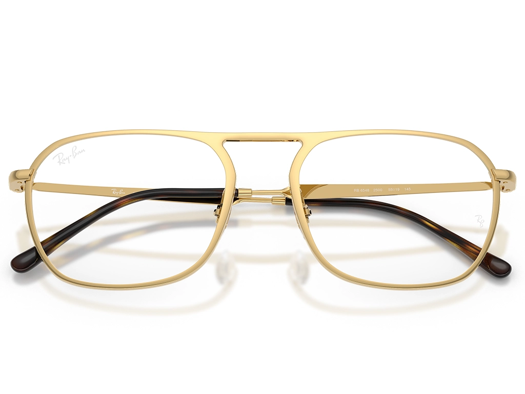 Ray-Ban 0RX6548 2500 Arista Gold 53