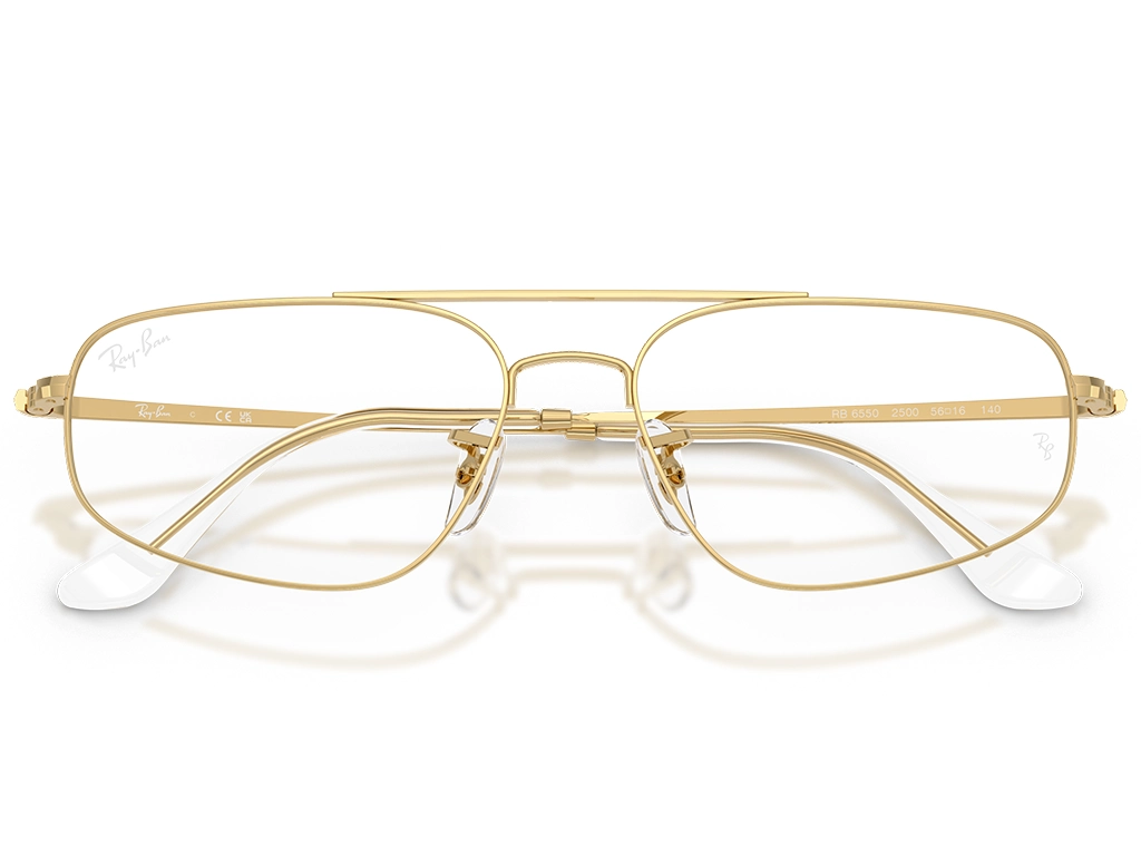 Ray-Ban 0RX6550 2500 Arista Gold 54