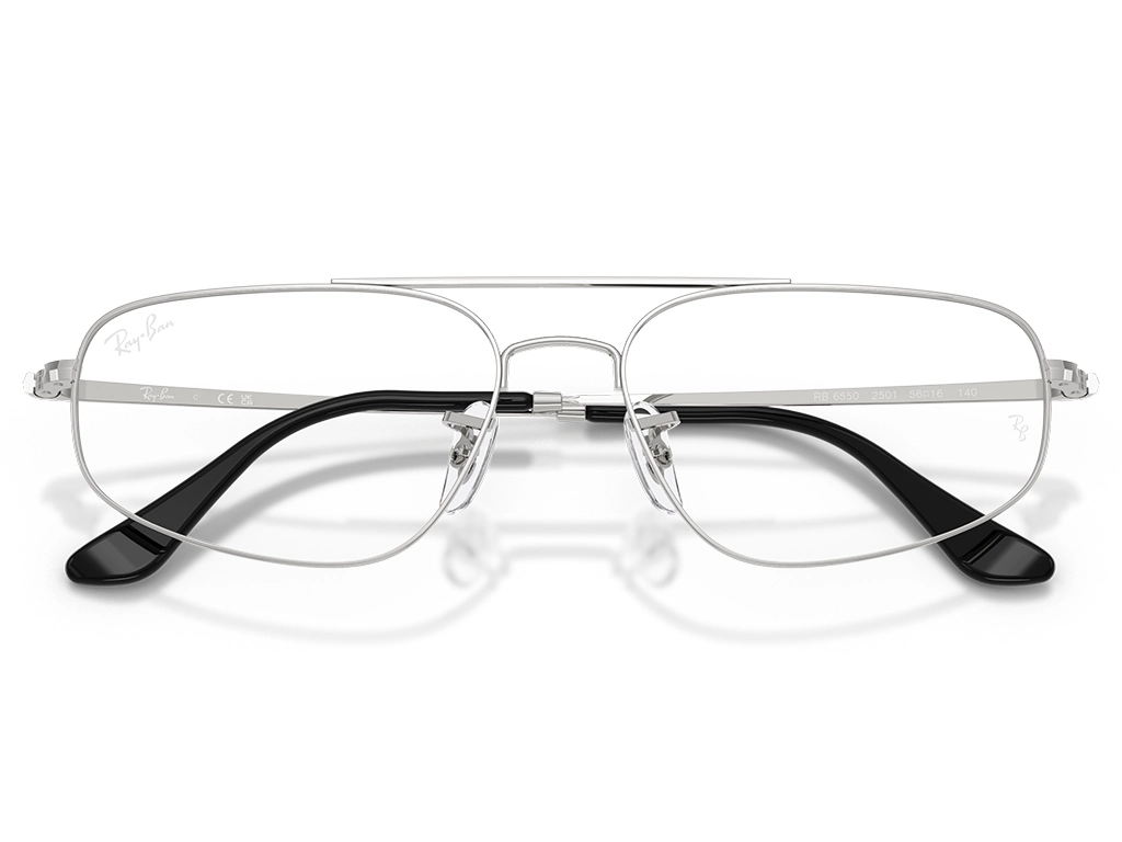 Ray-Ban 0RX6550 2501 Silver 54